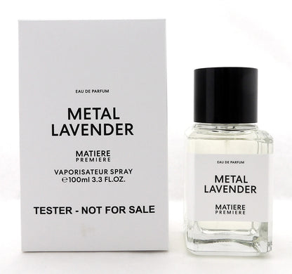 Matiere Premiere Metal Lavender 3.3 oz./ 100 ml. Eau de Parfum Spray Unisex. New Tester w/Cap