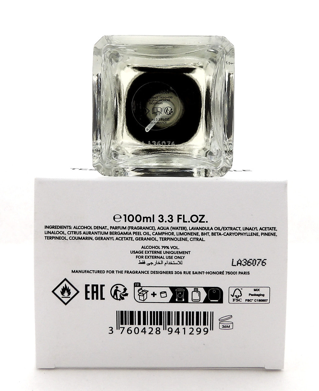 Matiere Premiere Metal Lavender 3.3 oz./ 100 ml. Eau de Parfum Spray Unisex. New Tester w/Cap
