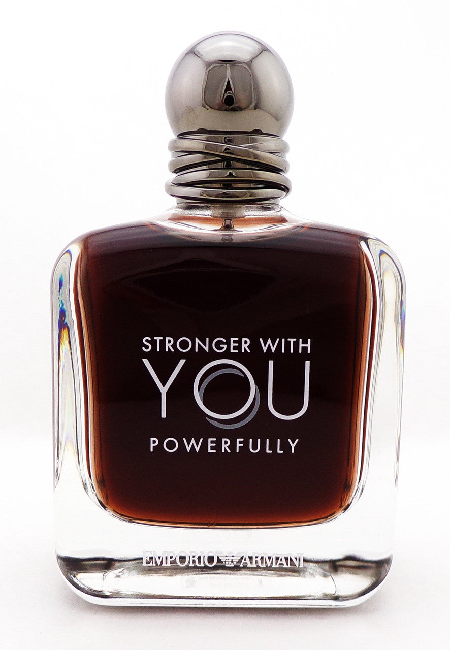 Emporio Armani STRONGER WITH YOU Powerfully 3.3 oz. Eau de Parfum Spray for Men. New NO BOX