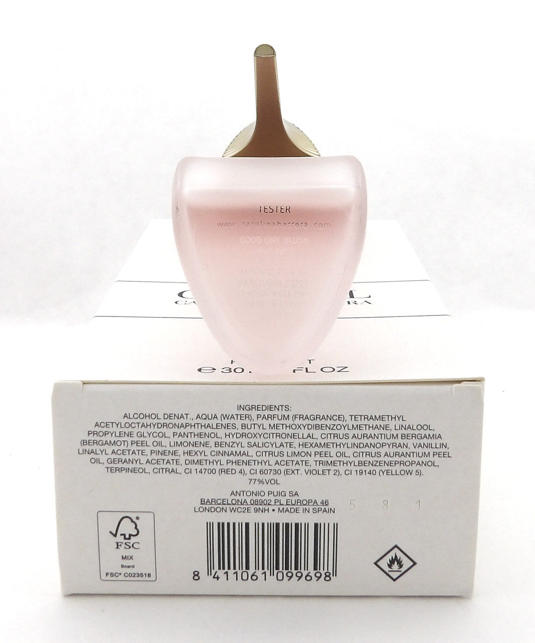 Good Girl BLUSH by Carolina Herrera 1.0 oz. Hair Mist Spray for Women. New Tester