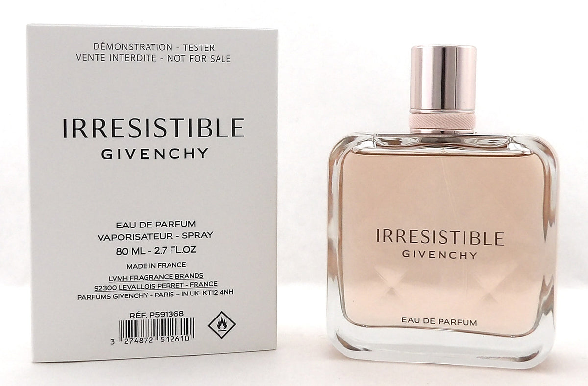 Irresistible by Givenchy 2.7 oz. Eau de Parfum Spray for Women. New Tester w/Cap