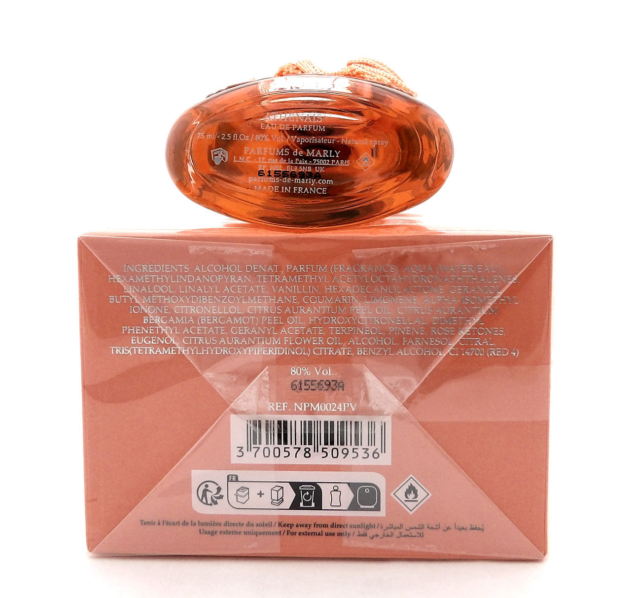 Parfums de Marly ATHENAIS 2.5 oz./75 ml. EDP Spray for Women. New Sealed Box