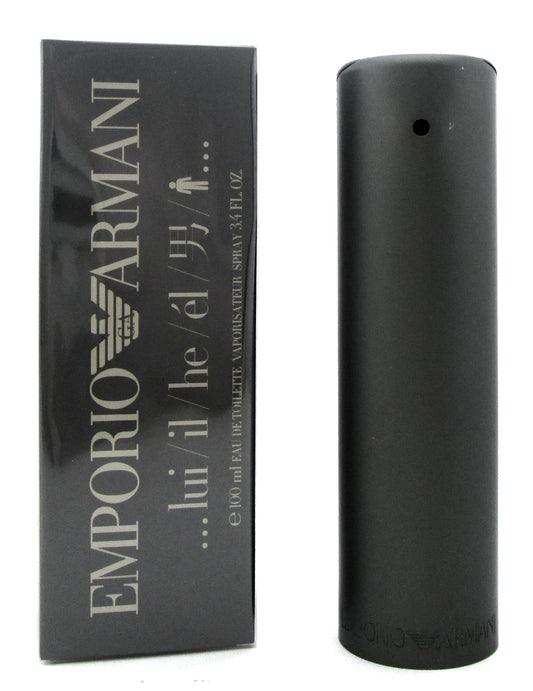 Emporio Armani HE for Men 3.4 oz./ 100 ml. Eau de Toilette Spray. New Sealed Box