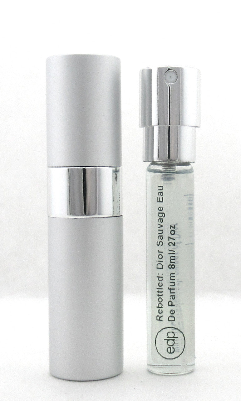 Rebottled: SAUVAGE by Dior EDP Refillable Spray 0.27 oz./ 8 ml.