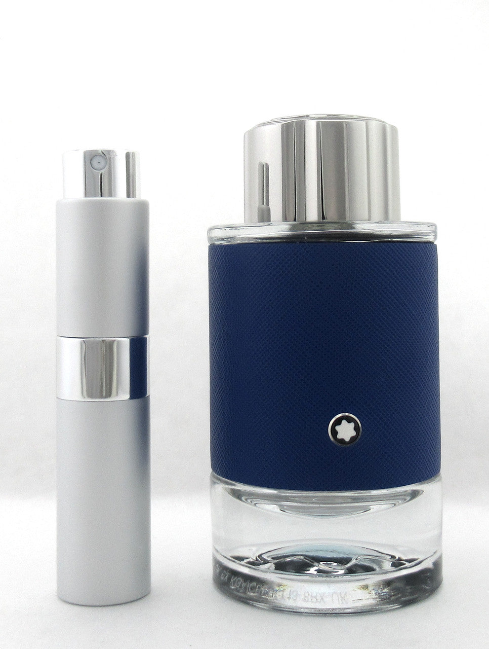 Rebottled: Montblanc Explorer Ultra Blue EDP Refillable Spray 0.27 oz./ 8 ml.
