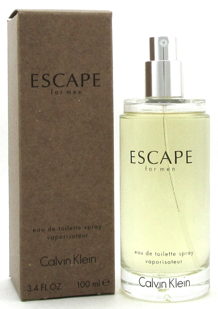 Escape Cologne by Calvin Klein 3.4 oz. EDT Spray for Men. New Tester. No Cap.
