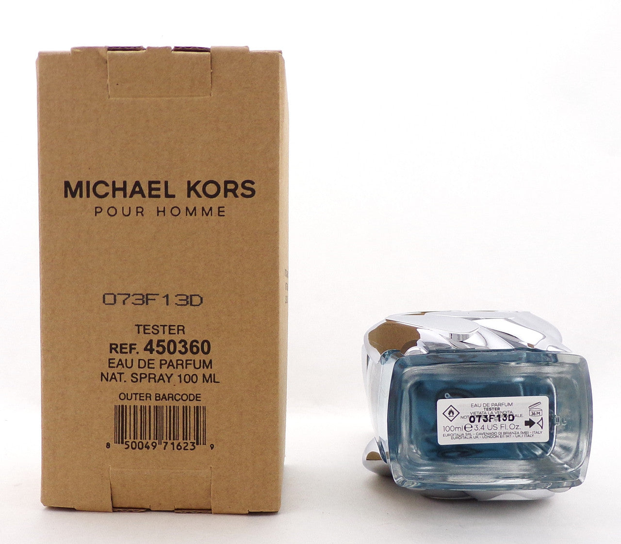 Michael Kors Pour Homme 3.4 oz./100 ml. EDP Spray for Men. New Tester w/Cap