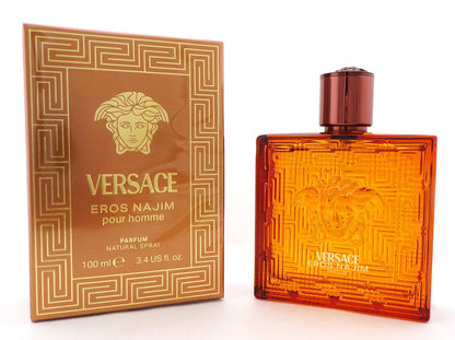 Versace Eros NAJIM Pour Homme 100 ml./3.4 oz. PARFUM Spray New in Sealed Box