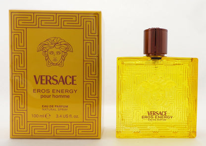 Versace Eros ENERGY Pour Homme 100 ml./3.4 oz. EDP Spray New in Sealed Box