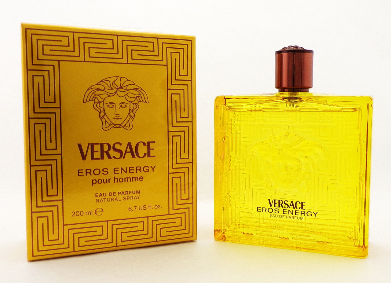 Versace Eros ENERGY Pour Homme 200 ml./6.7 oz. Eau de Parfum Spray New in Sealed Box