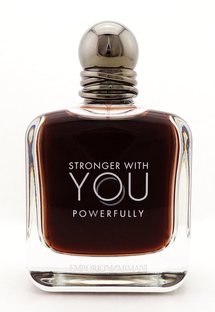Emporio Armani Stronger With You POWERFULLY 3.3 oz. EDP Spray Men. New Tester w/Cap