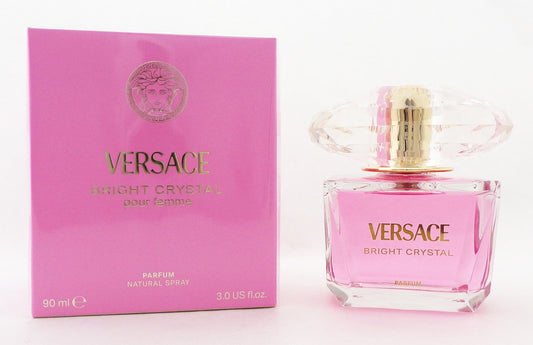 Versace Bright Crystal 3.0 oz./90 ml. PARFUM Spray For Women. New in Box