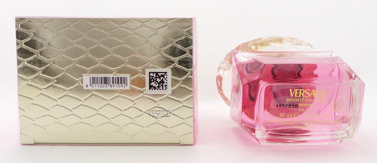 Versace Bright Crystal 3.0 oz./90 ml. PARFUM Spray For Women. New in Box