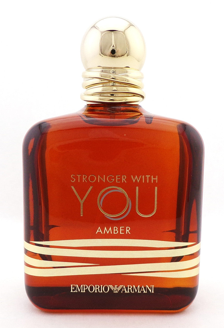 Emporio Armani Stronger With You AMBER 3.3 oz. EDP Spray for Men. New Tester w/Cap
