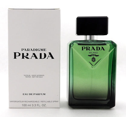 Prada PARADIGME 3.3 oz Eau de Parfum Refillable Spray for Men. New Tester w/Cap