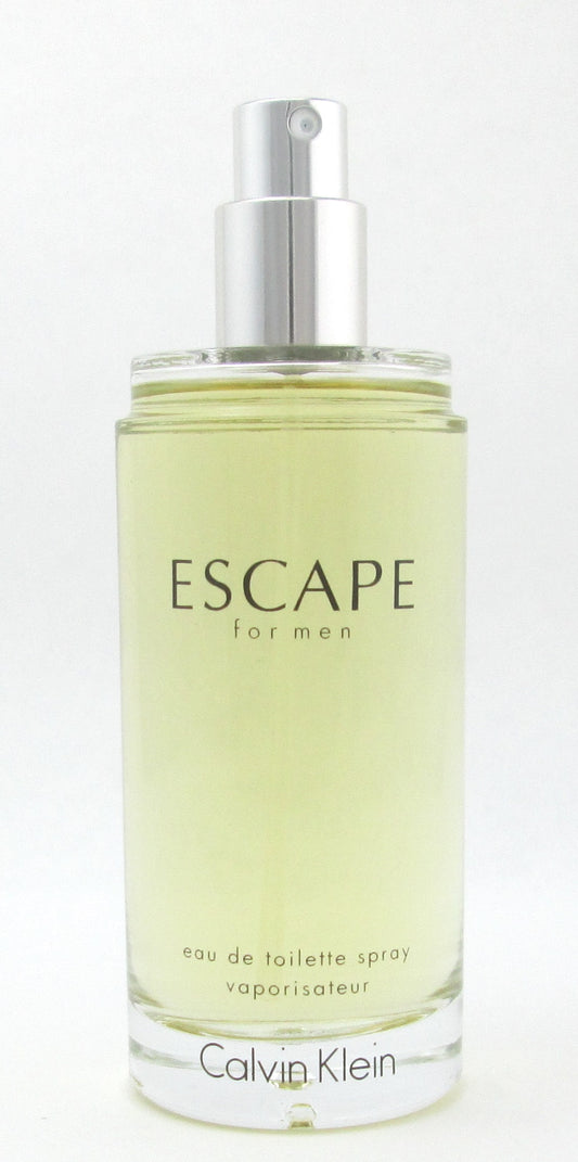 Escape Cologne by Calvin Klein 3.3oz Eau De Toilette Spray for Men NO BOX NO TOP