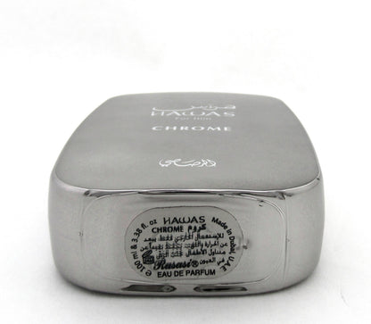 HAWAS for Him CHROME by Rasasi Eau de Parfum Spray for Men 3.38 oz. NO BOX NO Top Lower Fragrance Level