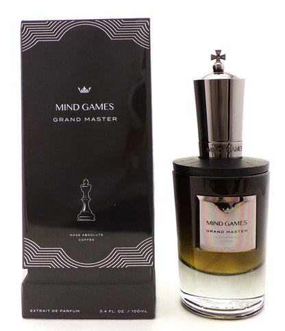 GRAND MASTER by Mind Games 3.4 oz. Extrait de Parfum Spray. New Sealed Box