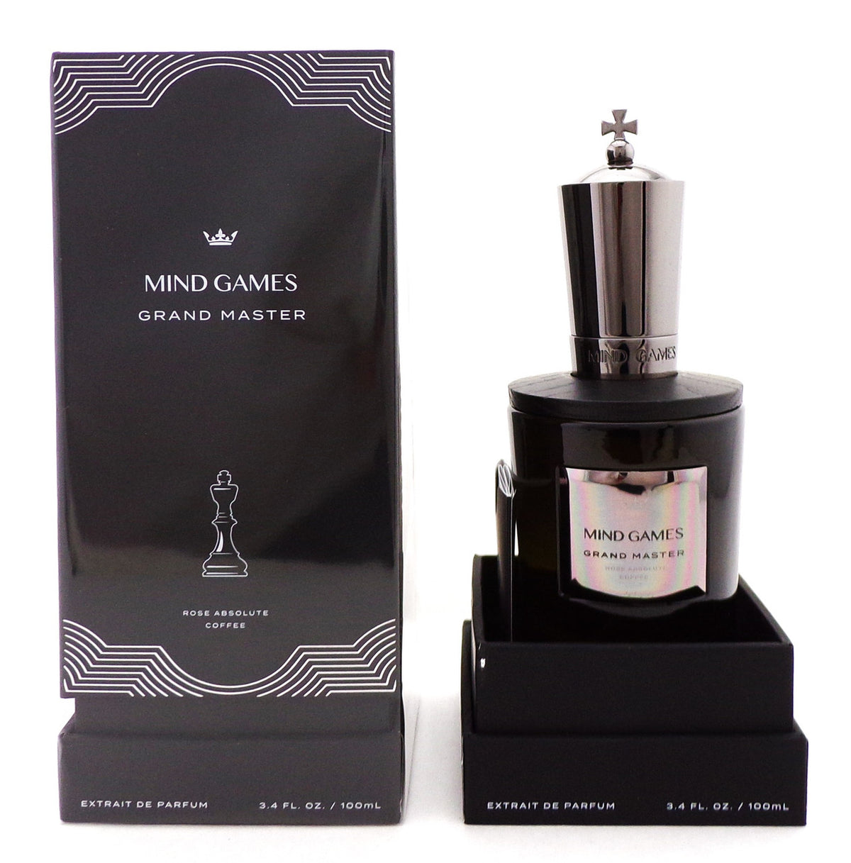 GRAND MASTER by Mind Games 3.4 oz. Extrait de Parfum Spray. New Sealed Box