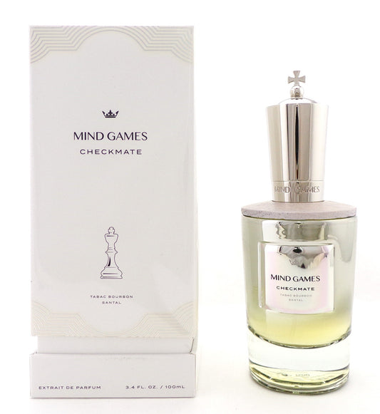 CHECKMATE by Mind Games 3.4 oz. Extrait de Parfum Spray Unisex. New Sealed Box