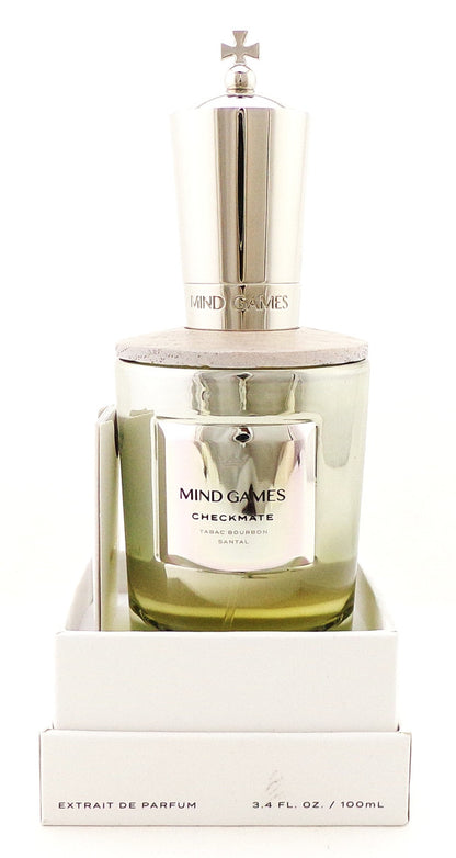 CHECKMATE by Mind Games 3.4 oz. Extrait de Parfum Spray Unisex. New Sealed Box