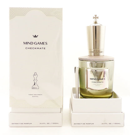 CHECKMATE by Mind Games 3.4 oz. Extrait de Parfum Spray Unisex. New Sealed Box