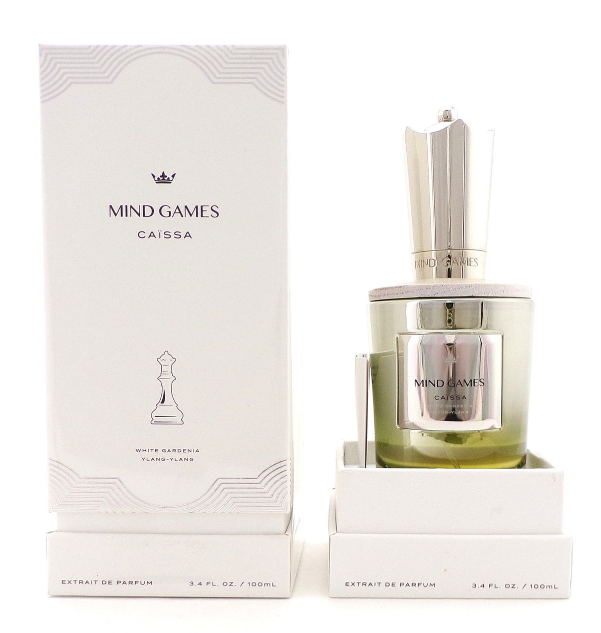 CAÏSSA by Mind Games 3.4 oz. Extrait de Parfum Spray. New Sealed Box