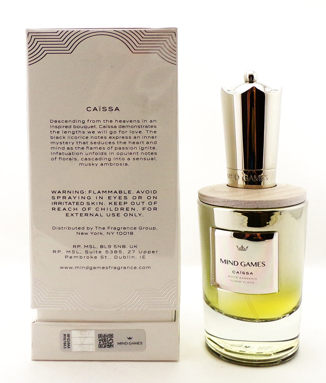 CAÏSSA by Mind Games 3.4 oz. Extrait de Parfum Spray. New Sealed Box