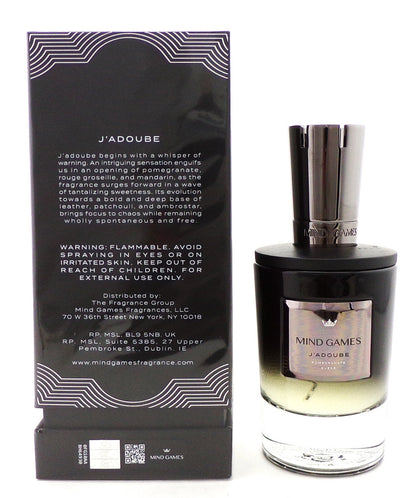 J'ADOUBE by Mind Games 3.4 oz. Extrait de Parfum Spray Unisex. New Sealed Box