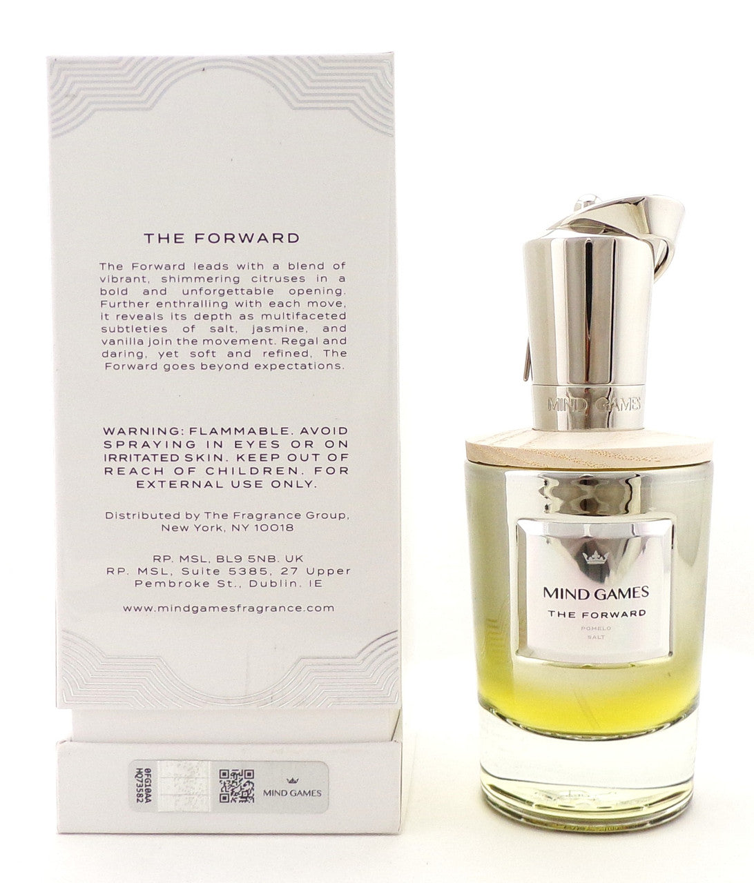 THE FORWARD by Mind Games 3.4 oz. Extrait de Parfum Spray. New Sealed Box