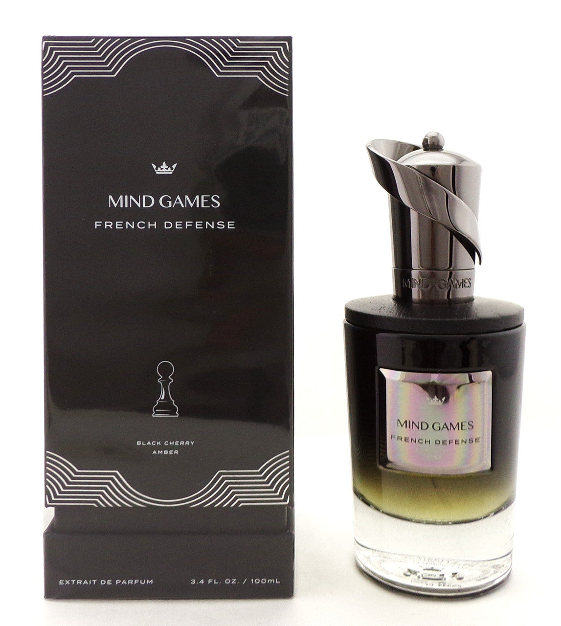 FRENCH DEFENSE by Mind Games 3.4 oz. Extrait de Parfum Spray. New Sealed Box