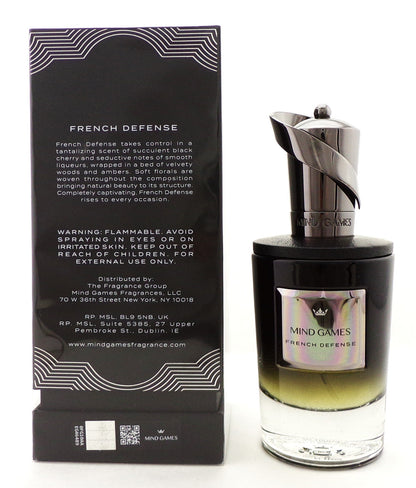 FRENCH DEFENSE by Mind Games 3.4 oz. Extrait de Parfum Spray. New Sealed Box