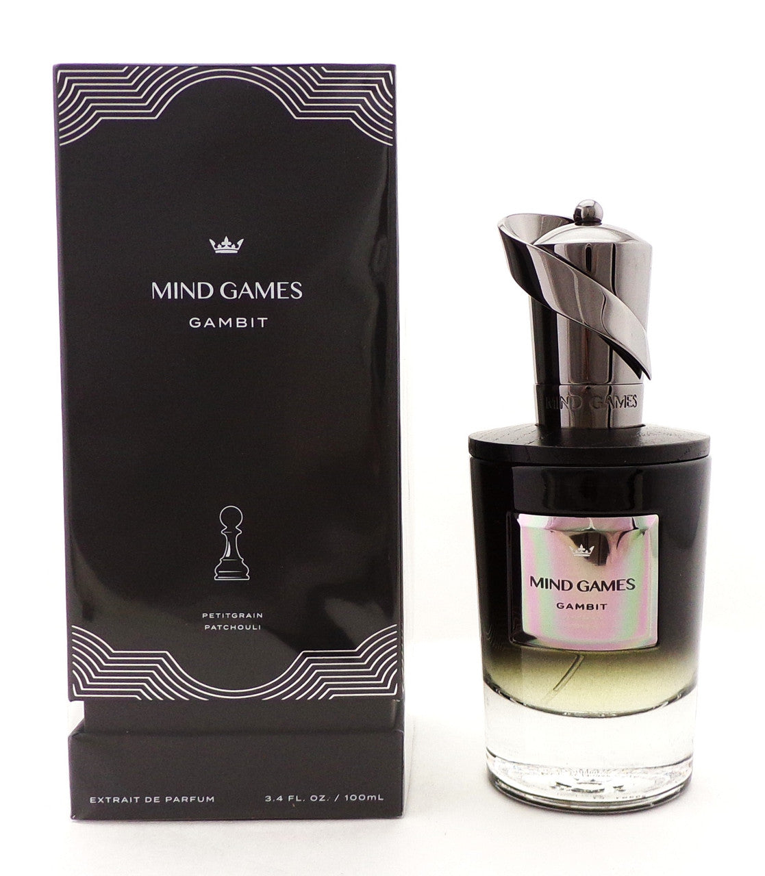 GAMBIT by Mind Games 3.4 oz. Extrait de Parfum Spray. New Sealed Box