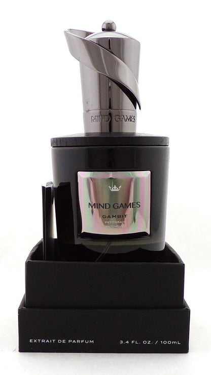 GAMBIT by Mind Games 3.4 oz. Extrait de Parfum Spray. New Sealed Box