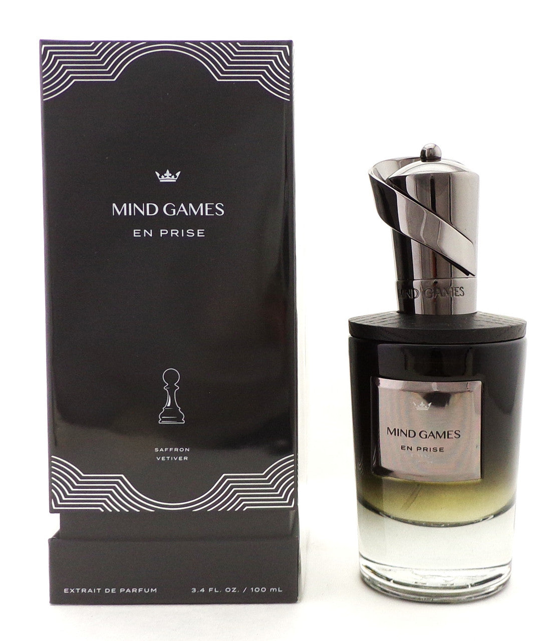 EN PRISE by Mind Games 3.4 oz. Extrait de Parfum Spray Unisex. New Sealed Box