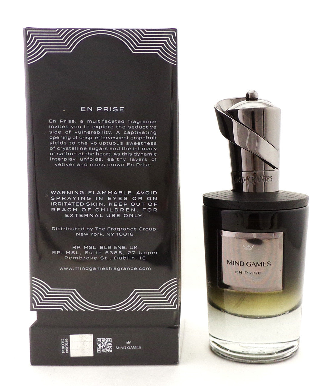 EN PRISE by Mind Games 3.4 oz. Extrait de Parfum Spray Unisex. New Sealed Box