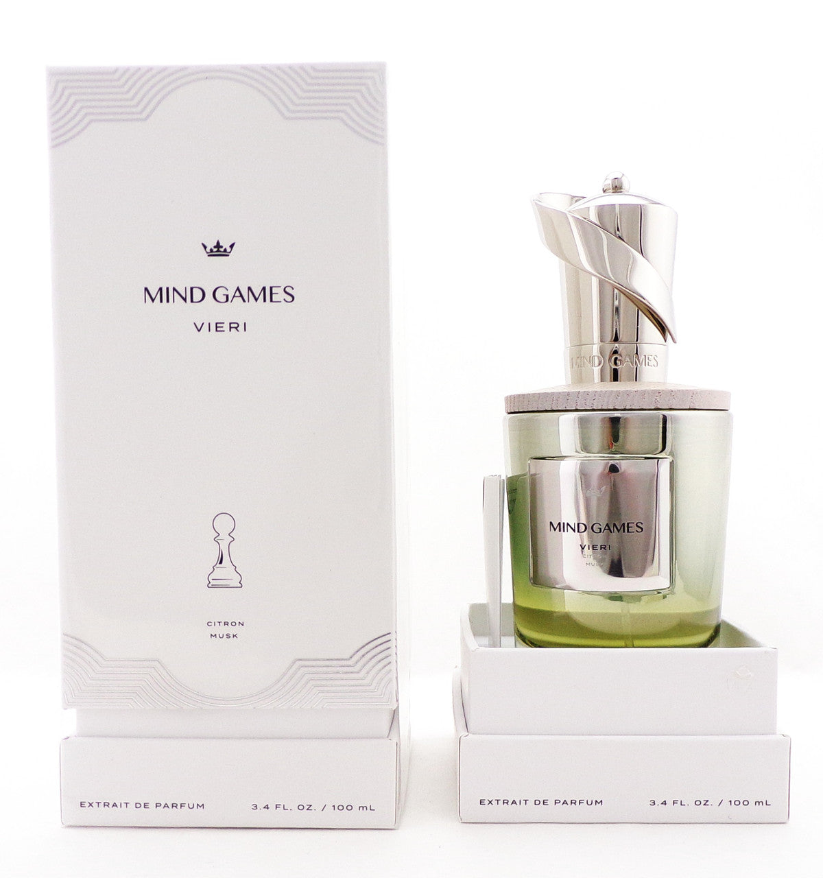 VIERI by Mind Games 3.4 oz. Extrait de Parfum Spray. New Sealed Box