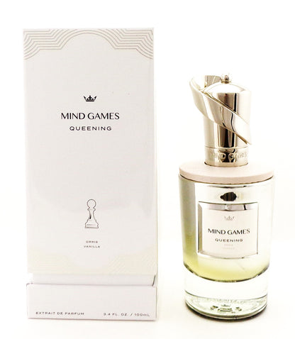QUEENING by Mind Games 3.4 oz. Extrait de Parfum Spray Unisex. New Sealed Box