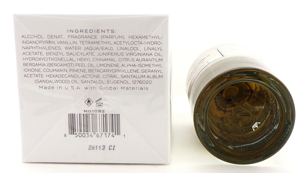 QUEENING by Mind Games 3.4 oz. Extrait de Parfum Spray Unisex. New Sealed Box
