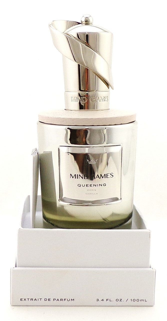 QUEENING by Mind Games 3.4 oz. Extrait de Parfum Spray Unisex. New Sealed Box
