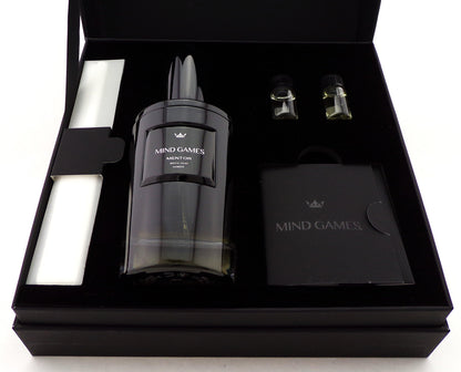 MENTOR by Mind Games 3.4 oz. Extrait de Parfum Spray. Brand New Set