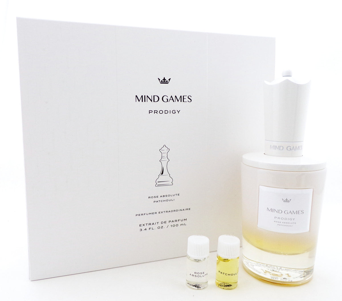 PRODIGY by Mind Games 3.4 oz. Extrait de Parfum Spray. Brand New Set