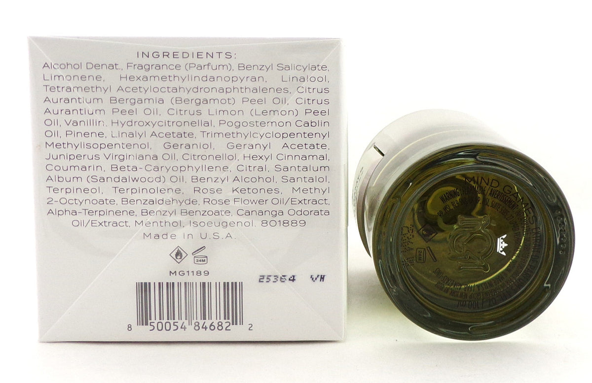 COUNTERPLAY by Mind Games 3.4 oz. Extrait de Parfum Spray. New Sealed Box
