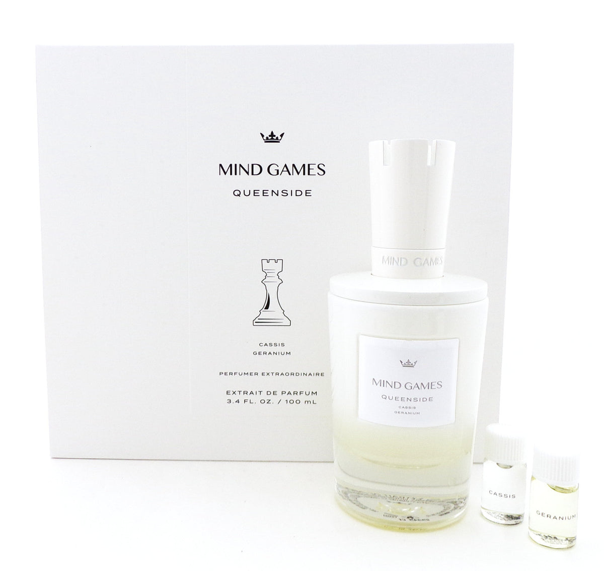 QUEENSIDE by Mind Games 3.4 oz. Extrait de Parfum Spray. New Sealed Box