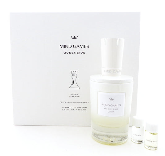 QUEENSIDE by Mind Games 3.4 oz. Extrait de Parfum Spray. New Sealed Box