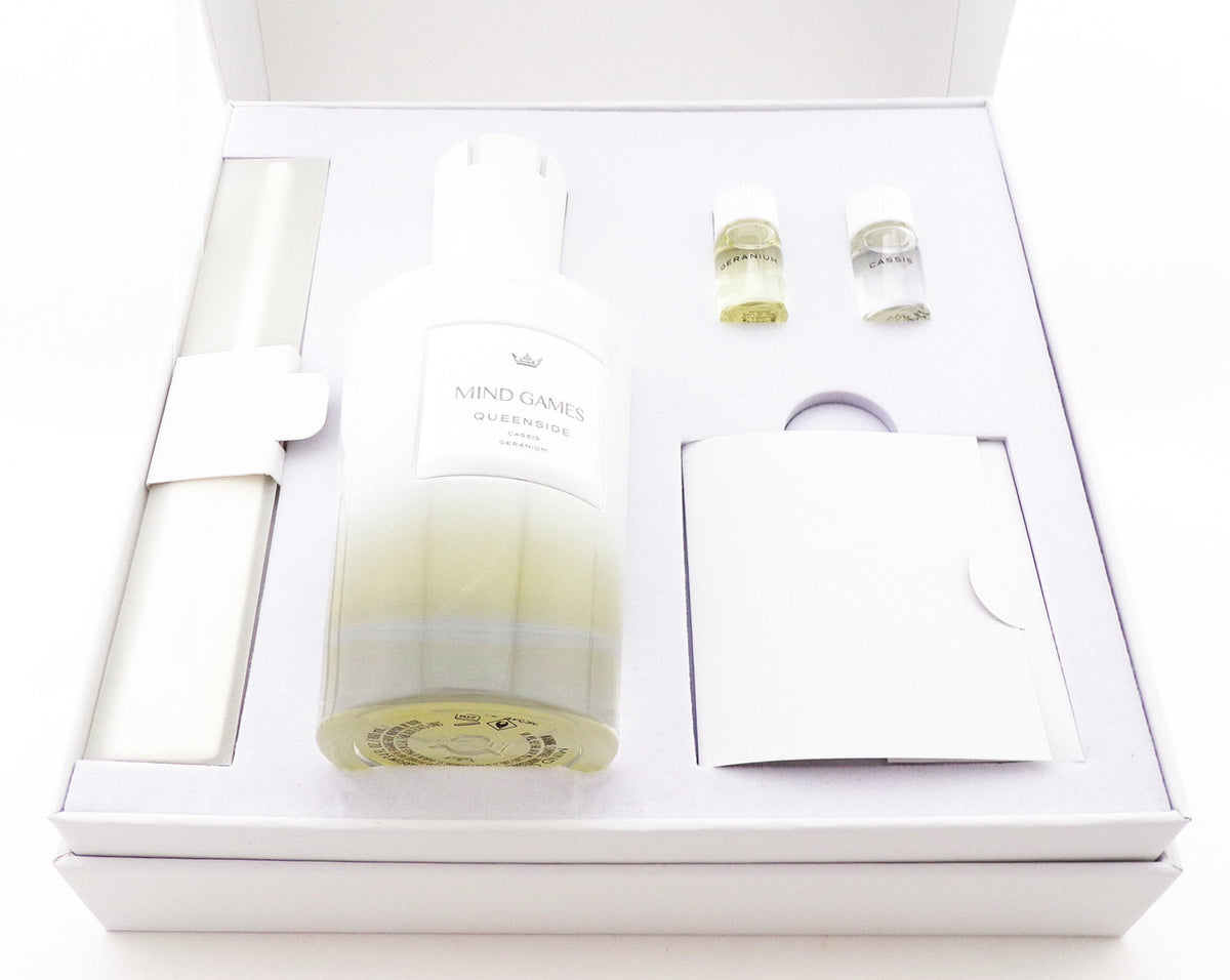 QUEENSIDE by Mind Games 3.4 oz. Extrait de Parfum Spray. New Sealed Box
