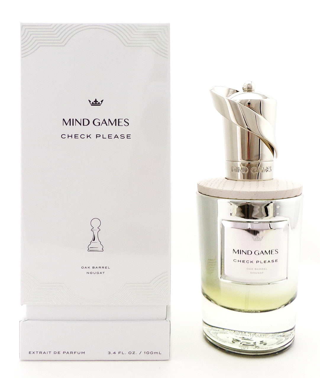 CHECK PLEASE by Mind Games 3.4 oz. Extrait de Parfum Spray. New Sealed Box