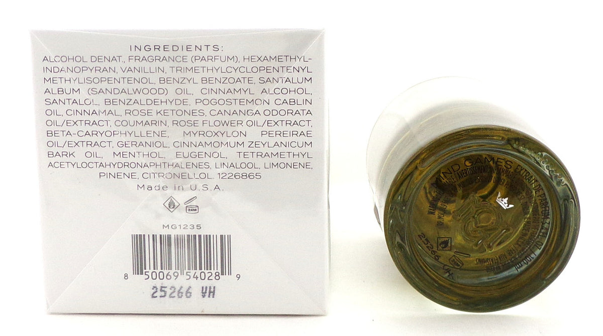 CHECK PLEASE by Mind Games 3.4 oz. Extrait de Parfum Spray. New Sealed Box