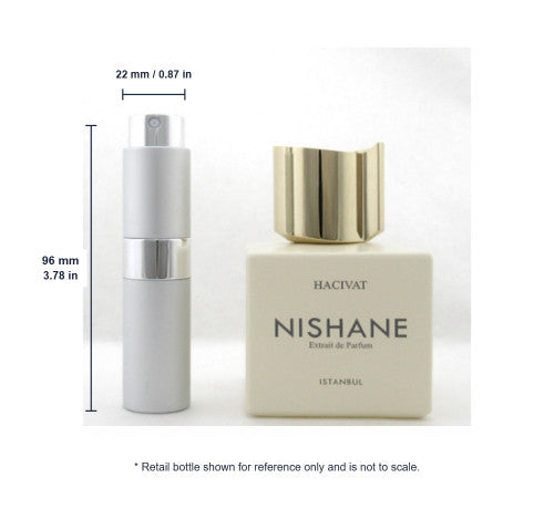 Rebottled: Nishane HACIVAT Extrait De Parfum Refillable Spray 0.27 oz./ 8 ml.