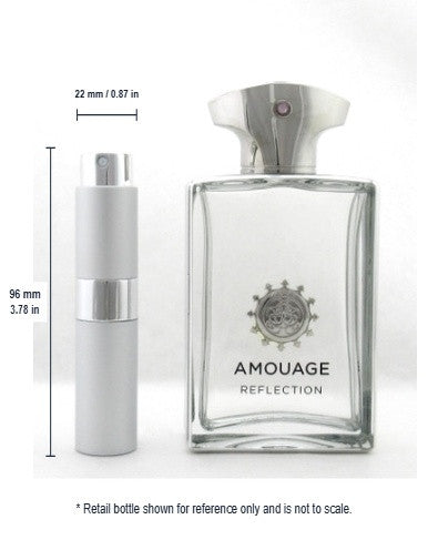 Rebottled: Amouage REFLECTION Man Eau De Parfum Refillable Spray 0.27 oz./ 8 ml.